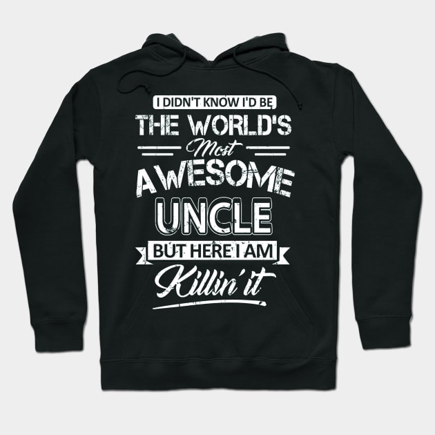 World's Most Awesome Uncle Vintage Uncle Hoodie by SkivingtonAllanss